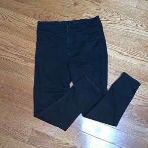 American Eagle High Rise Black Jeggings